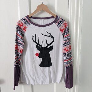 Rudolph Long-Sleeve Holiday Top